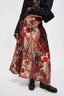 Velvet Petals Maxi Skirt