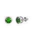 Birthstone Sterling Silver Stud Earrings