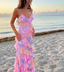 Sunset Serenade Ruffle Maxi Dress