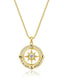 Engravable Compass Necklace