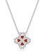 Four Leaf Clover Birthstone Necklace
