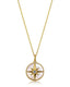 Gold Compass Necklace