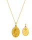 Gold Virgin Mary Necklace