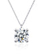 Moissanite Solitaire Pendant Necklace