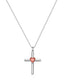 Molenia Birthstone Cross Necklace