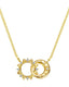 Sun & Moon Pendant Necklace