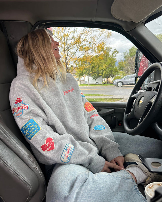 Road Trip Print Oversized Hoodie Hover Image