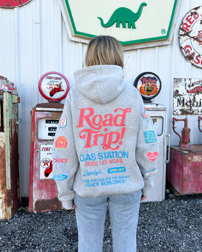 Road Trip Print Oversized Hoodie Main Image