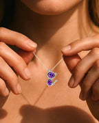 Birthstone Cat Necklace  for Pet Lovers