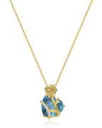 Molenia Heart & Rose Birthstone Necklace
