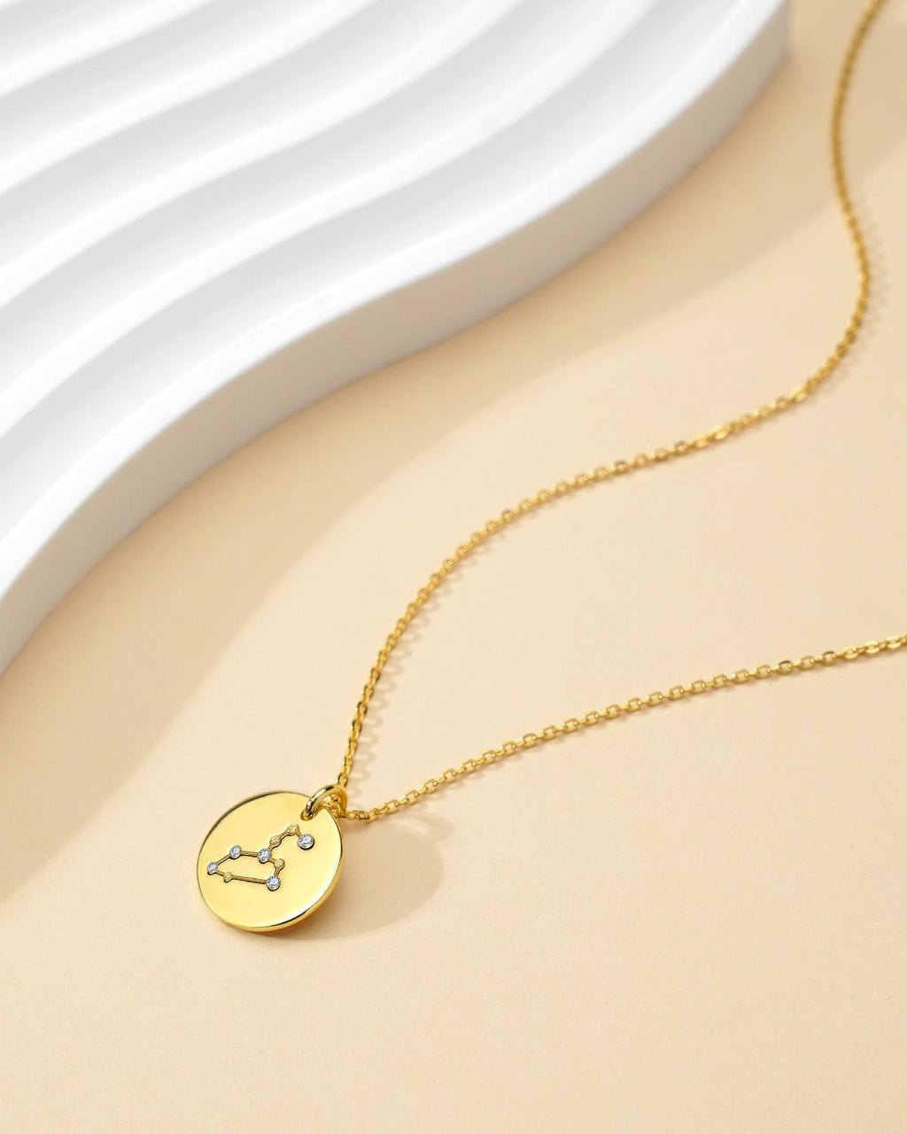 14k Gold Zodiac Necklace