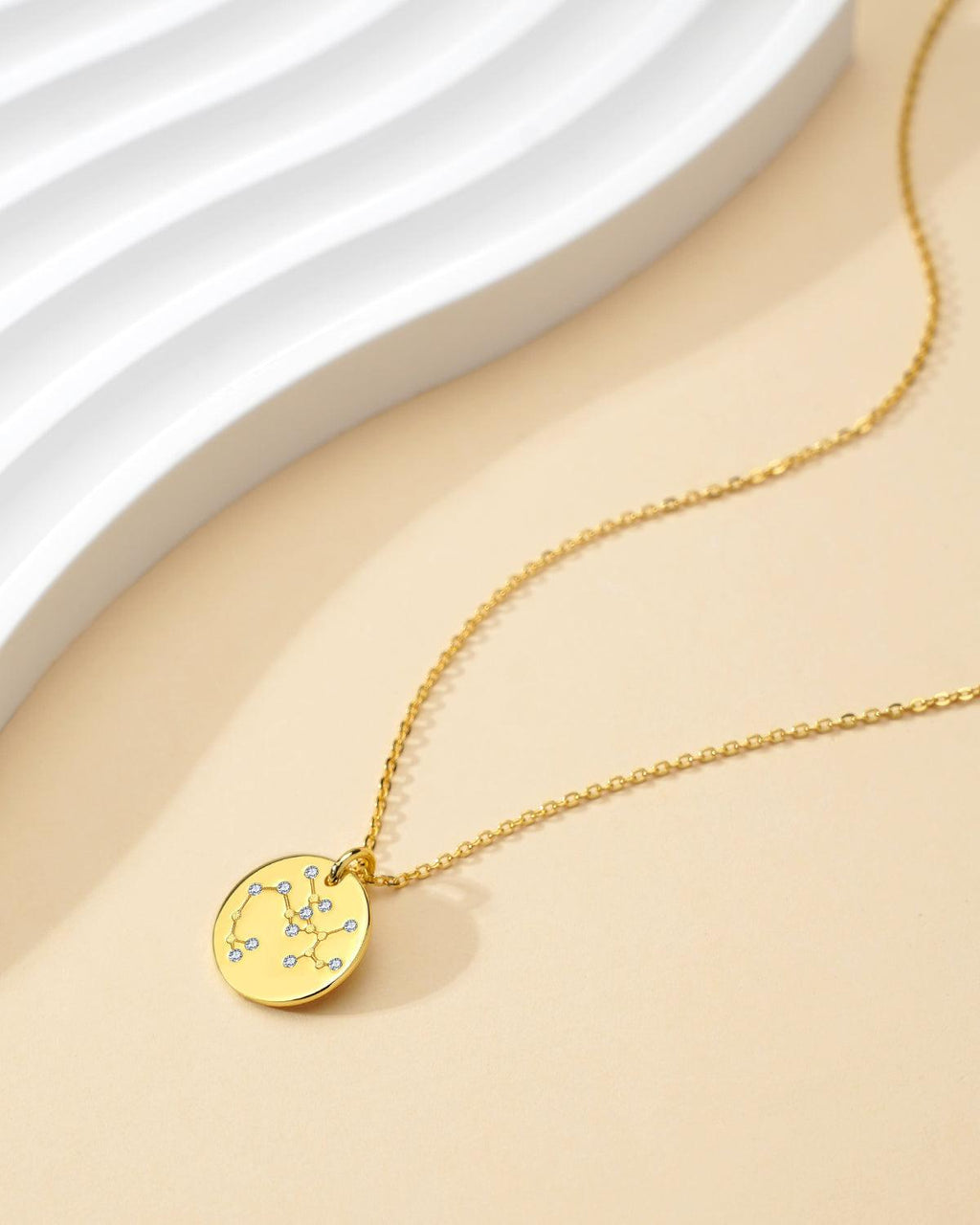 14k Gold Zodiac Necklace
