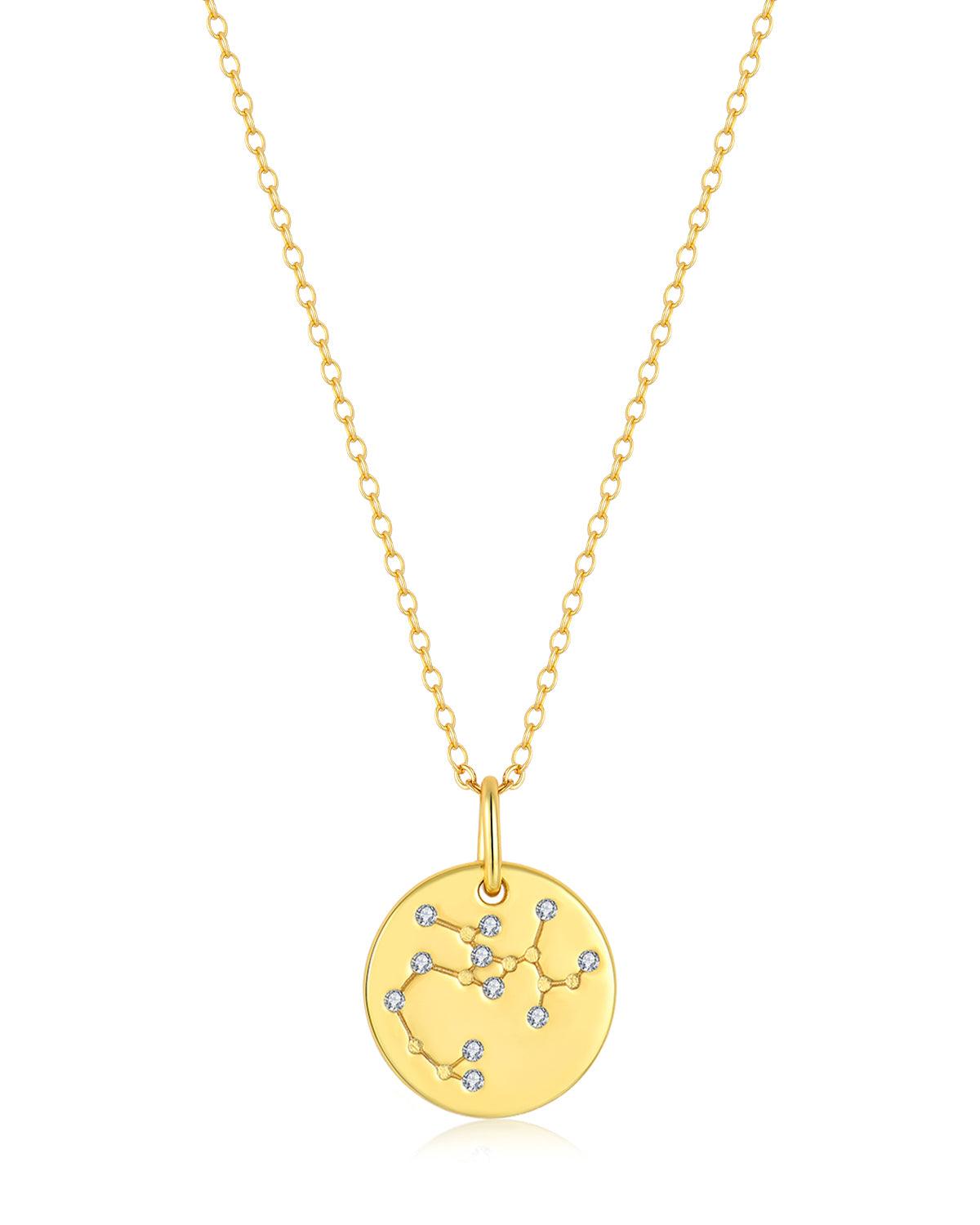 14k Gold Zodiac Necklace