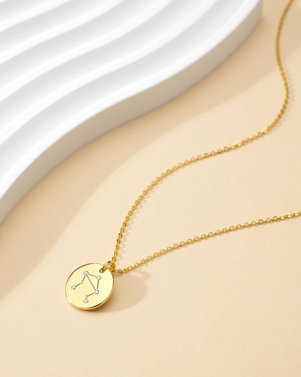 14k Gold Zodiac Necklace