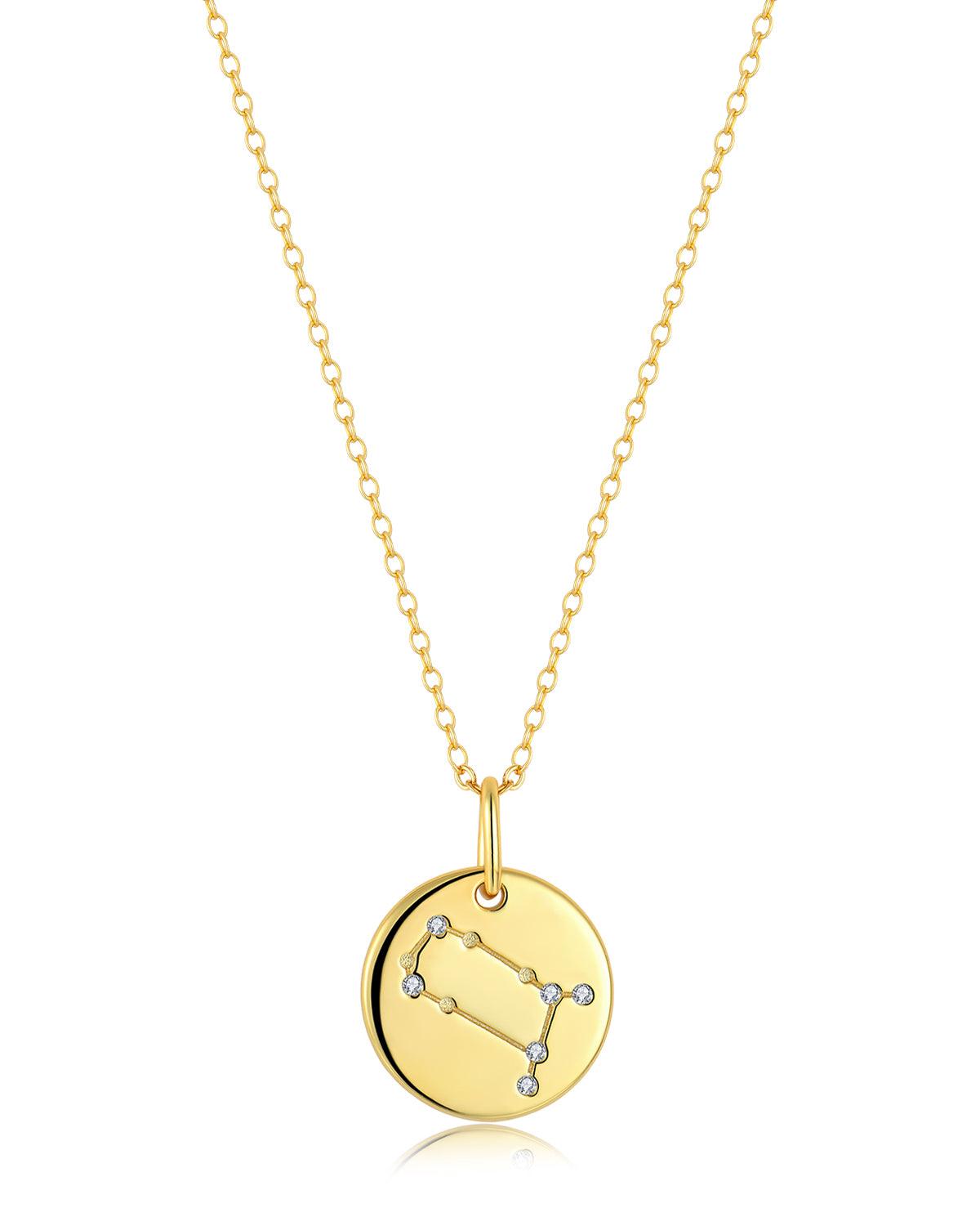 14k Gold Zodiac Necklace