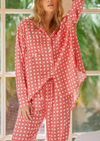 Rattan print cozy set