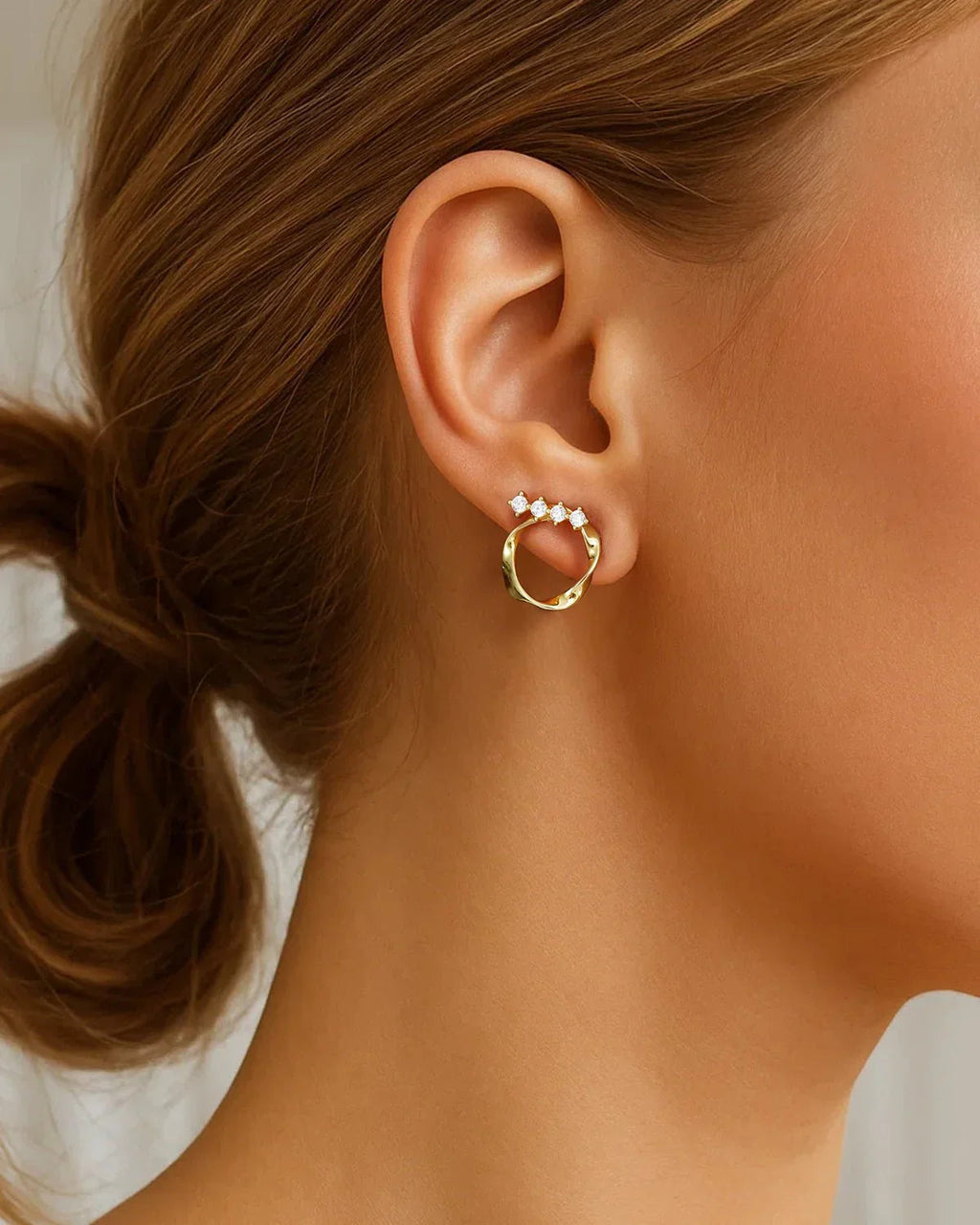 2-in-1 Stud Earrings