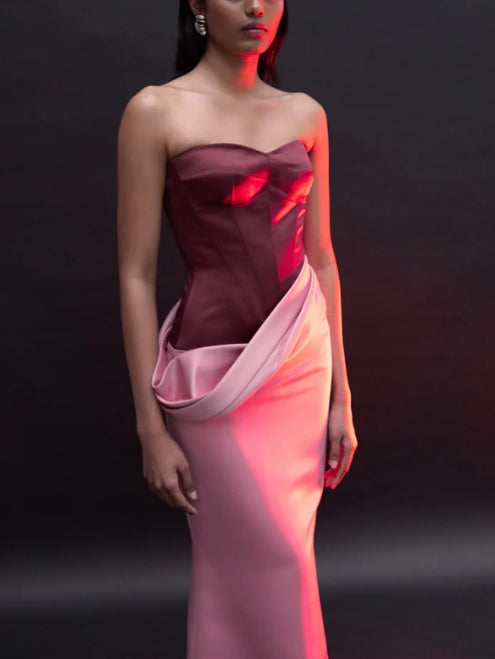 The Two-Tone Undressed Gown Main Image