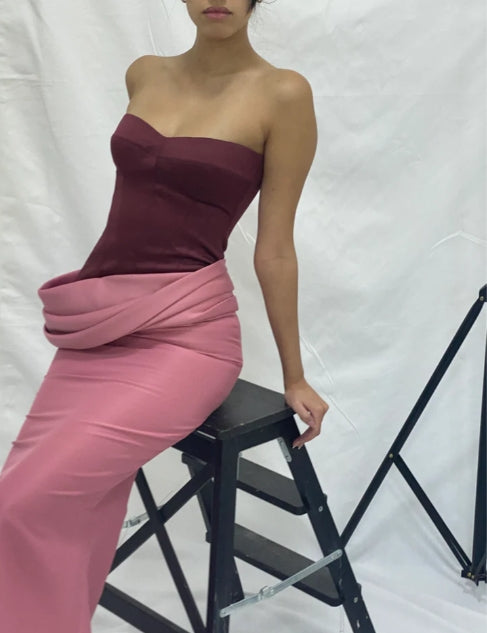 The Two-Tone Undressed Gown