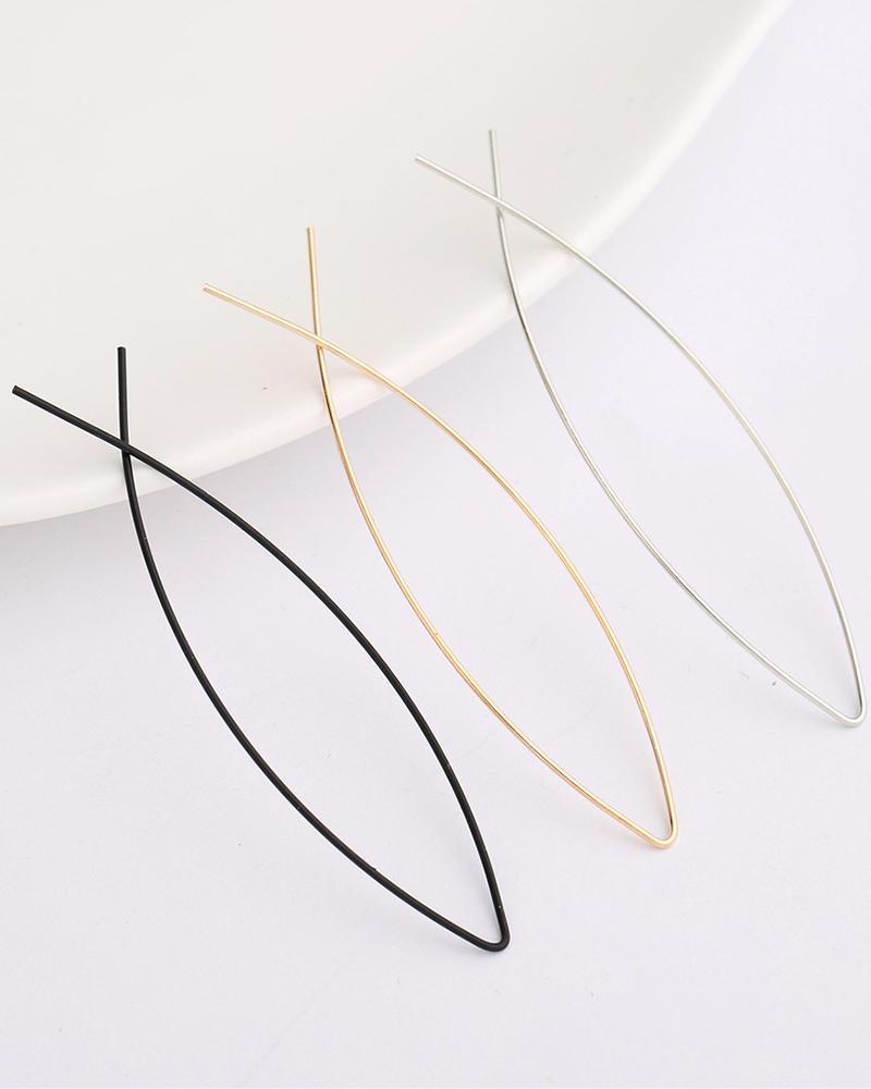 Personalized Fish Shaped Handmade Earrings