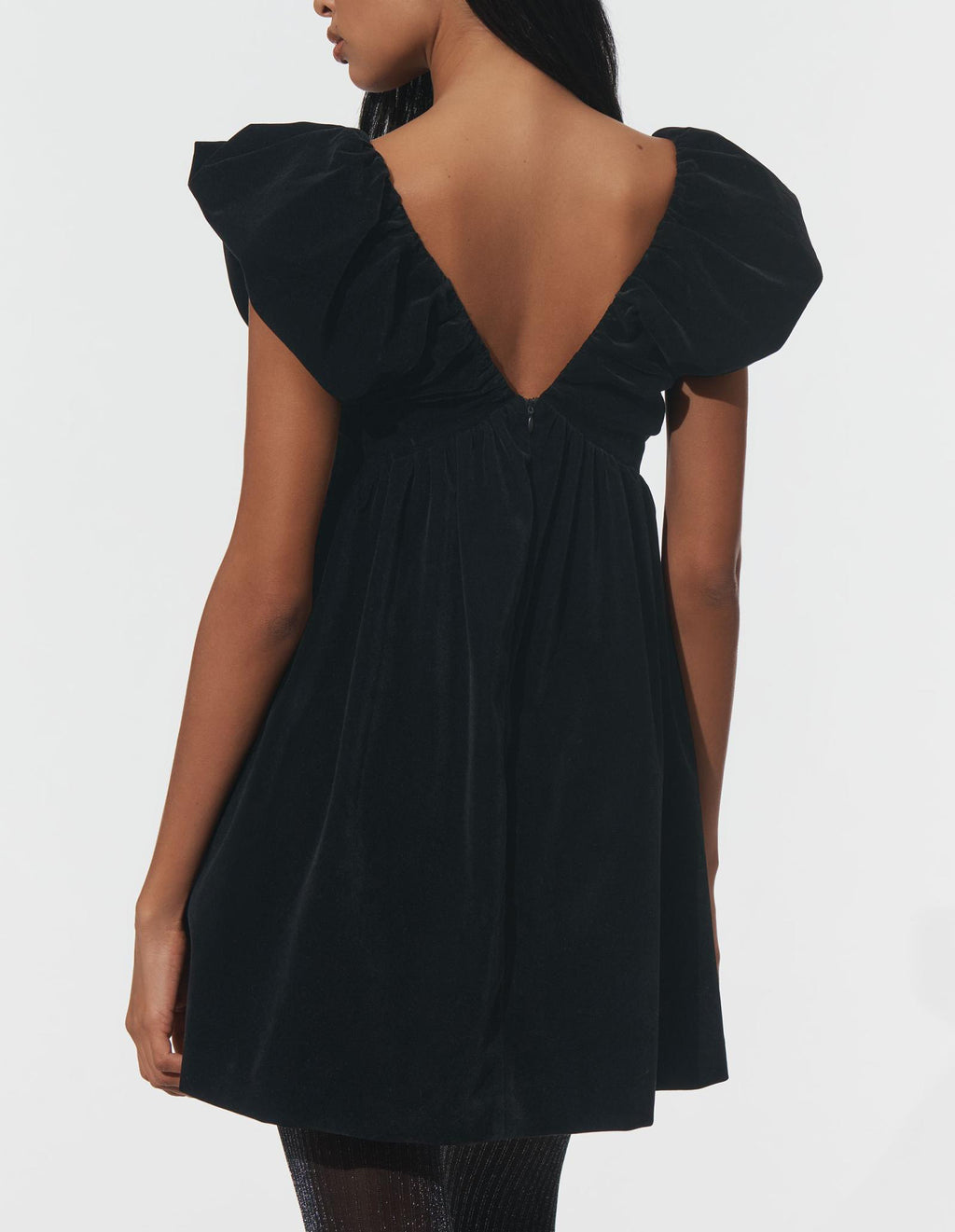 Endless Rose Velvet Bow Mini Dress