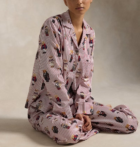 Cotton Long-Sleeve Pyjama Set Hover Image