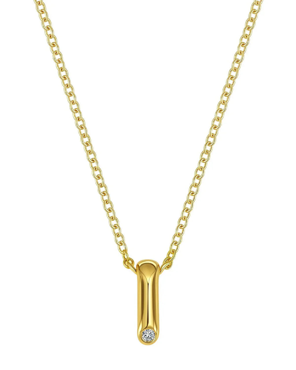 925 Sterling Silver Bar Necklace