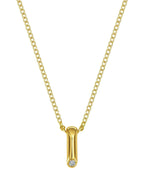 925 Sterling Silver Bar Necklace