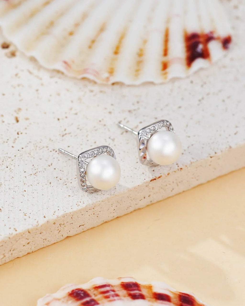 9mm Pearl stud earrings Fresh Water Pearl Earrings