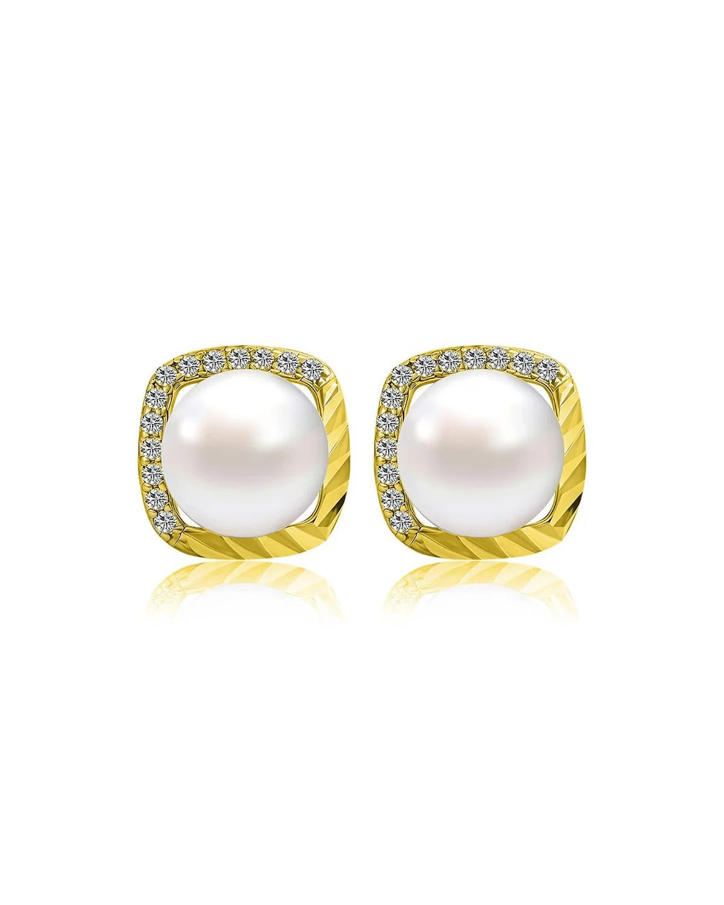 9mm Pearl stud earrings Fresh Water Pearl Earrings