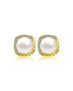 9mm Pearl stud earrings Fresh Water Pearl Earrings