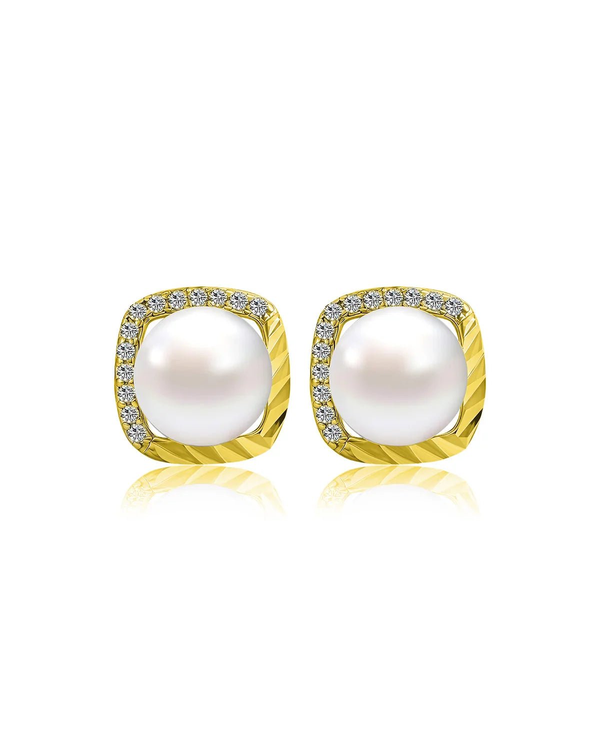 9mm Pearl stud earrings Fresh Water Pearl Earrings