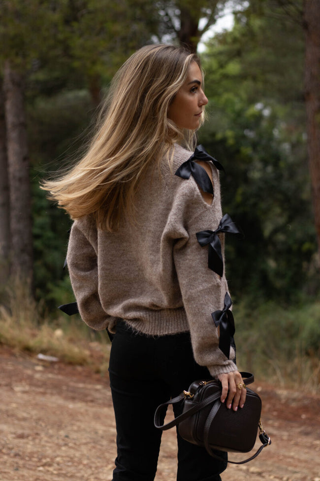 Bow Tie Sweater Hover Image