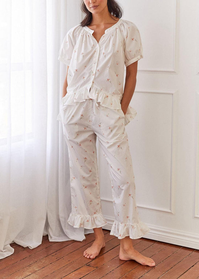 Ruffled loose-fitting set Hover Image