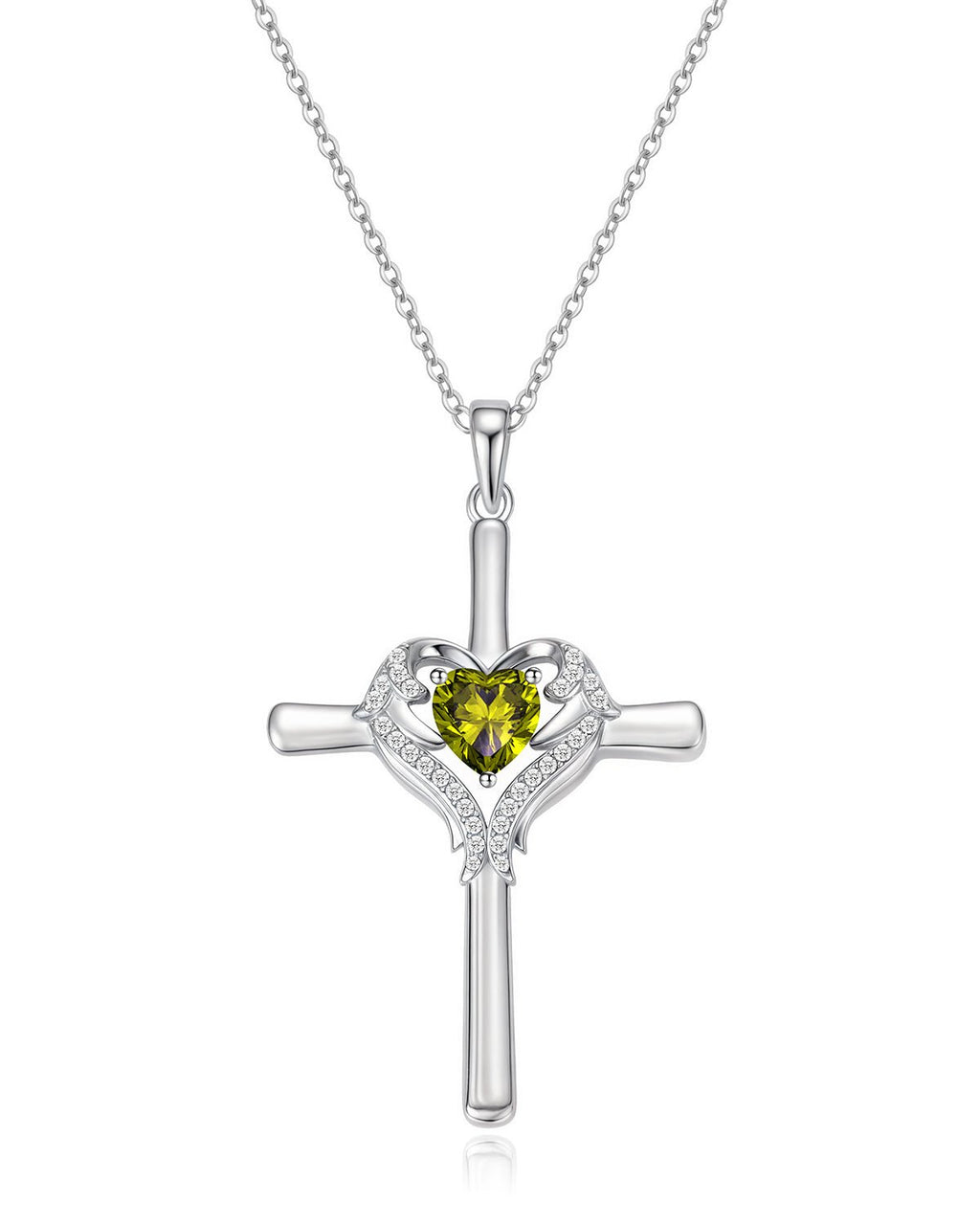 Molenia Angle Wing Cross Necklace