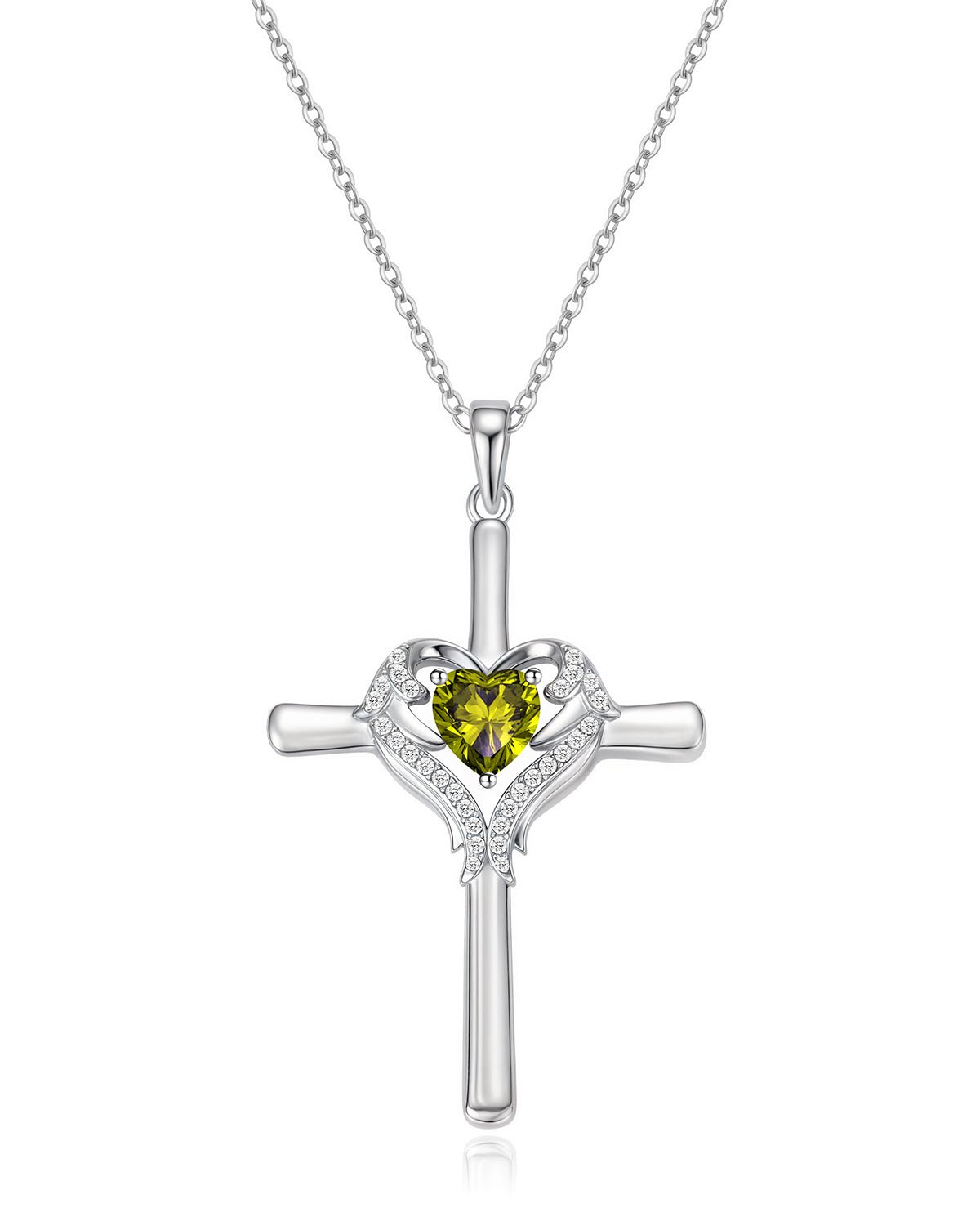 Molenia Angle Wing Cross Necklace