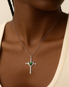 Molenia Angle Wing Cross Necklace