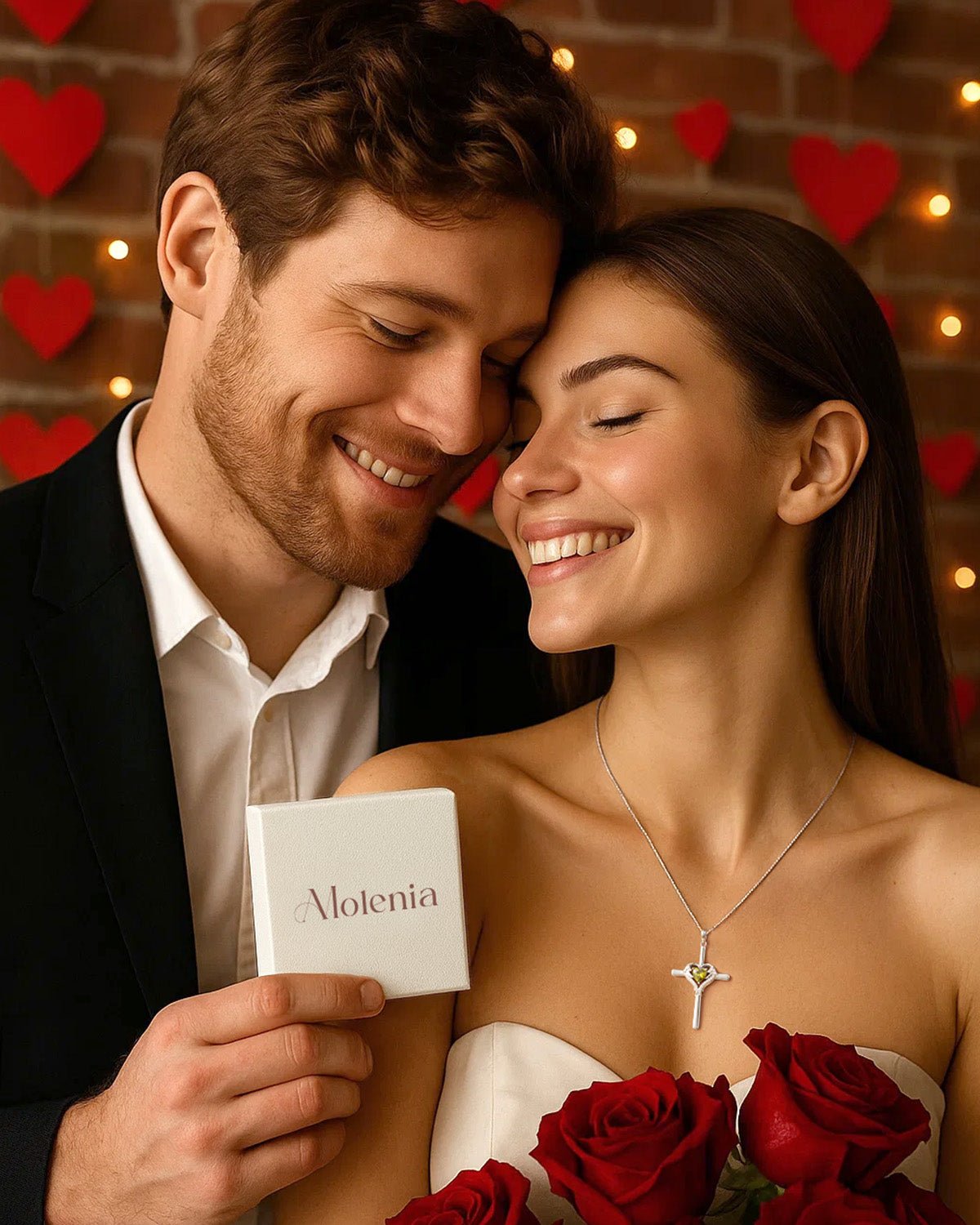 Molenia Angle Wing Cross Necklace