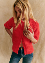 Loose Solid Color Long Sleeve Cardigan Sweater