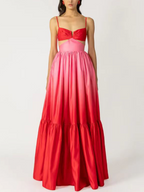 Ethel Cut-out Gradient Maxi Slip Dress