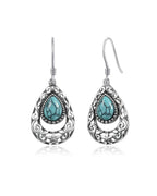 Bohemian Turquoise Dangle Earrings