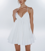 Halter Backless Dress With Laces