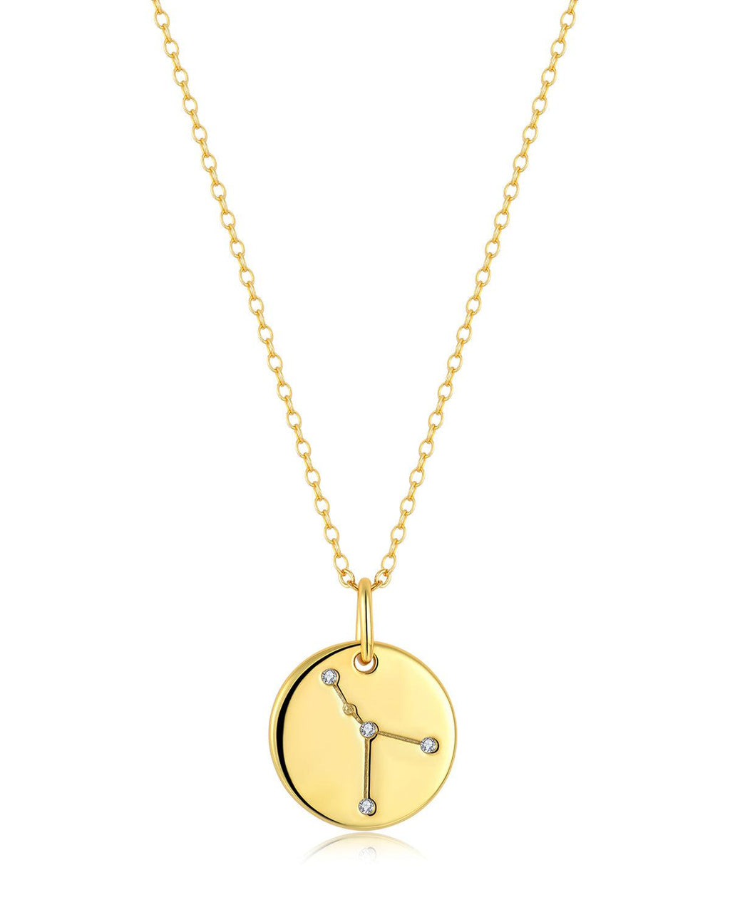 Cancer Zodiac Sign Coin Necklace