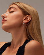 Crystal Moon & Star Earrings