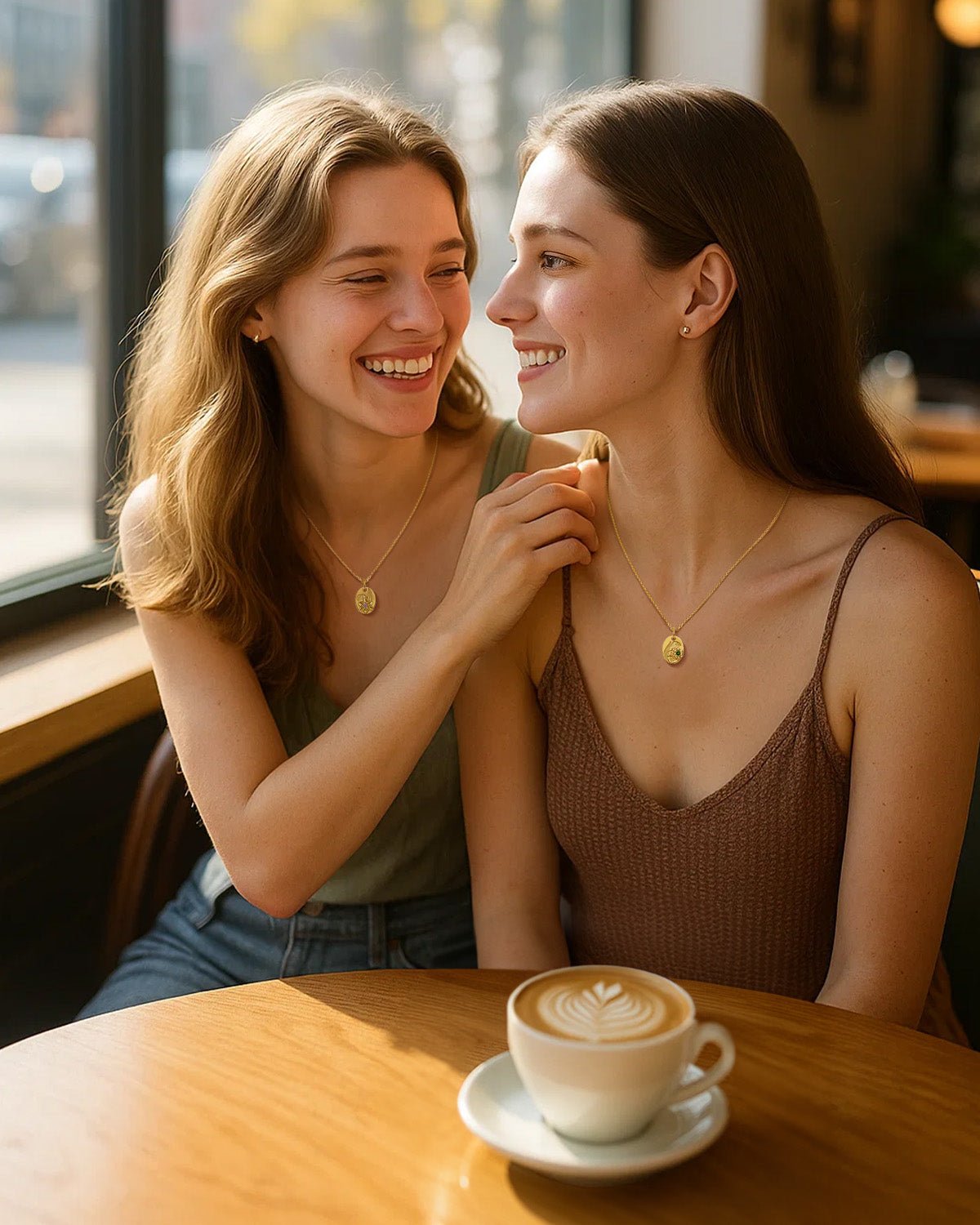 December Birthstone & Birth Flower Necklace