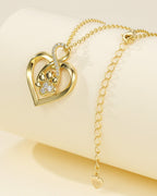 Dog Paw Print Necklace