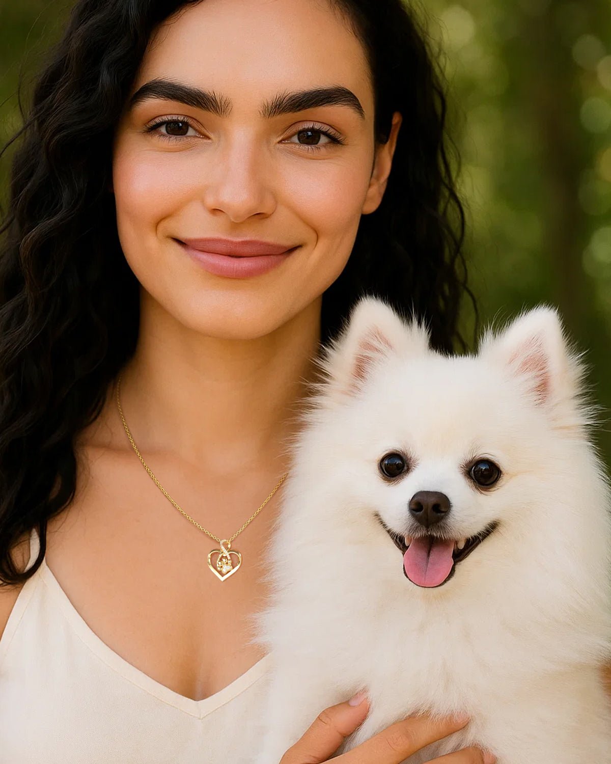 Dog Paw Print Necklace