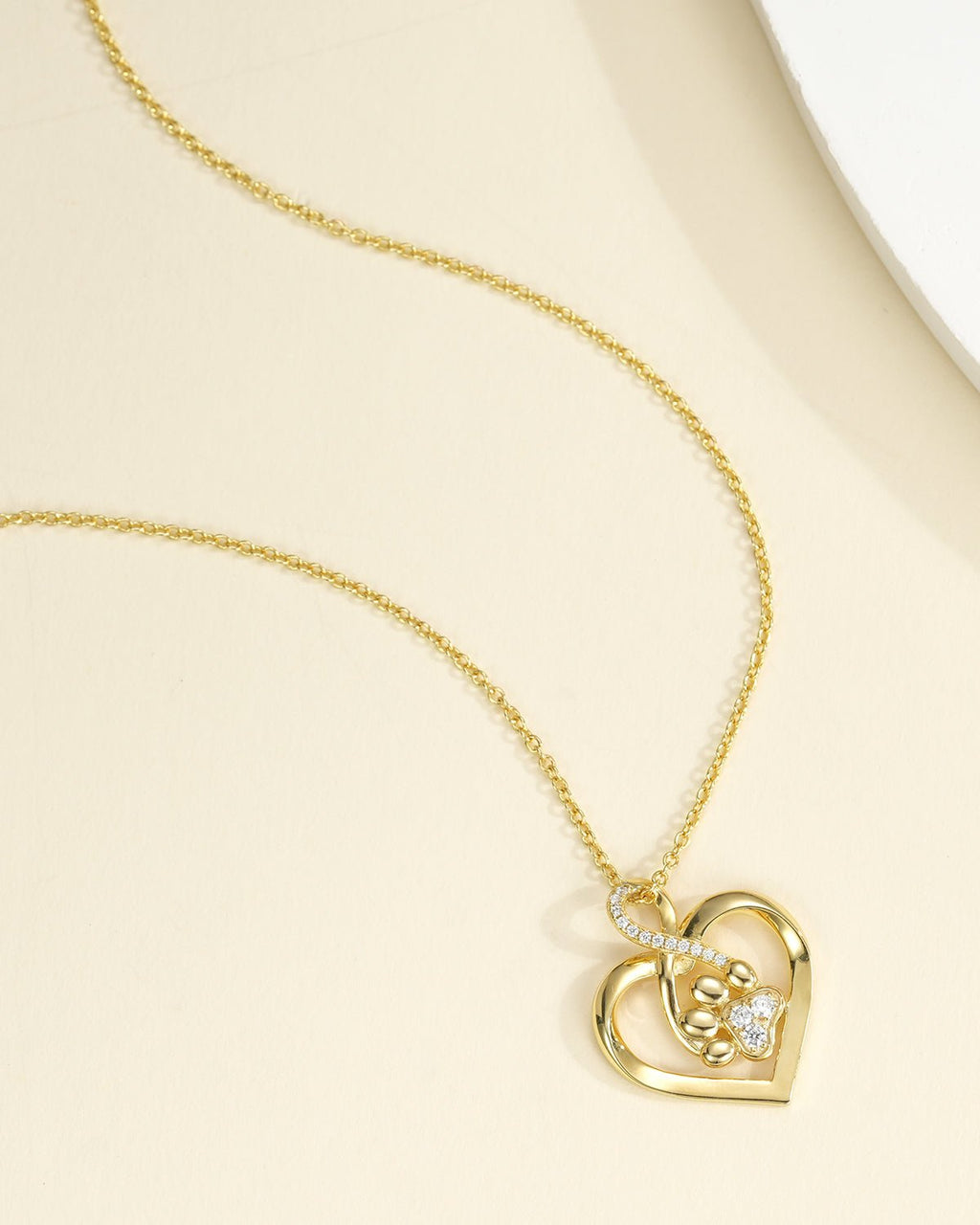 Dog Paw Print Necklace