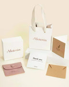 Enamel Paperclip Stud Earrings