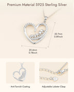 Elephant Family Necklace